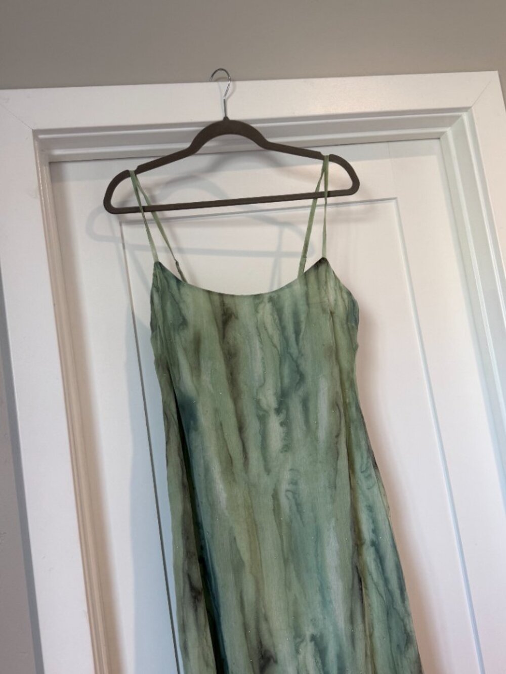 12th Tribe Sage Chiffon Maxi Dress - Picture 4 of 6
